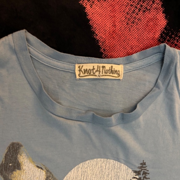 KNOT 4 NOTHING Howling Wolf Moon S/S T-Shirt MEDIUM - Picture 4 of 7